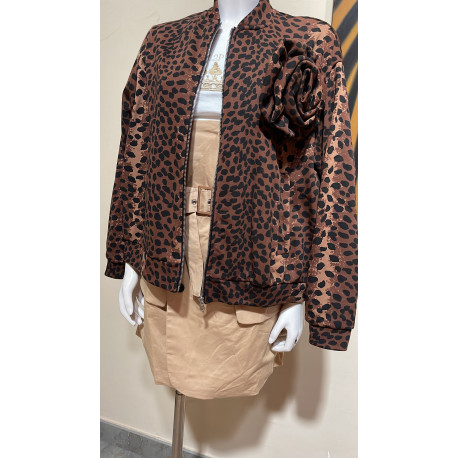 BOMBER PRINT FLOR