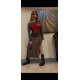 VESTIDO PRINT ANIMAL MIDI