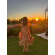 VESTIDO NUDE FLECOS