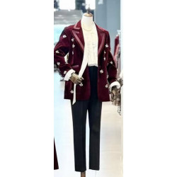 CHAQUETA TERCIOPELO PIEDRAS