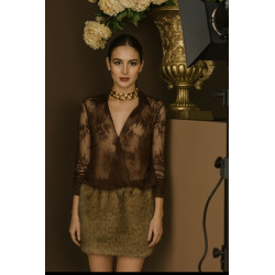 VESTIDO ENCAJE+PELOS