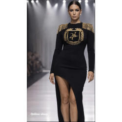 CAMISETA ASIMÉTRICA NEGRA