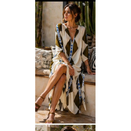 VESTIDO AMPLIO ETNICO
